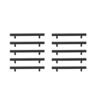 ARKA-E PL402-6-MB-10PK Cabinet Knob in Matte Black/Matte Black