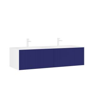 ARKA-O 3000384 Cube 62.99 In Vanity Cabinet In Lacquer/Blue
