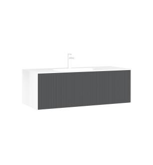 ARKA-O 3000381 Cube 47.24 In Vanity Cabinet In Lacquer/Anthracite
