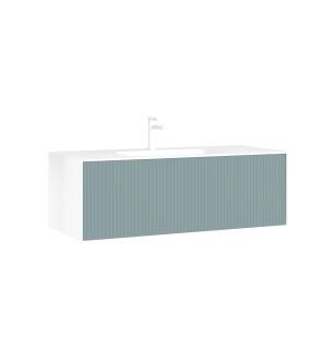 ARKA-O 3000382 Cube 47.24 In Vanity Cabinet In Lacquer/Light Blue