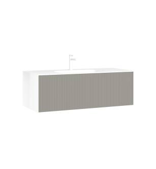 ARKA-O 3000383 Cube 47.24 In Vanity Cabinet In Lacquer/Mink