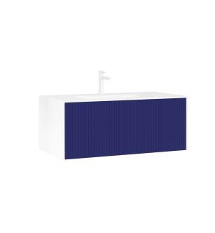 ARKA-O 3000374 Cube 39.37 In Vanity Cabinet In Lacquer/Blue