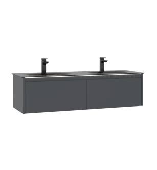 ARKA-O 3001185 Lisbon 51.96 In Vanity Cabinet In Lacquer/Anthracite