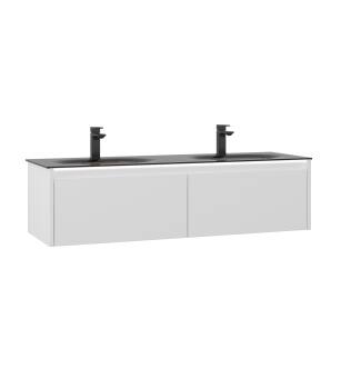 ARKA-O 3001180 Lisbon 51.96 In Vanity Cabinet In Lacquer/White