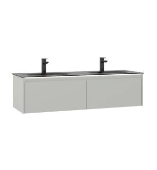 ARKA-O 3001183 Lisbon 51.96 In Vanity Cabinet In Lacquer/Cashmere