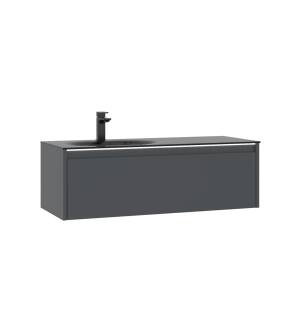 ARKA-O 3001175 Lisbon 43.30 In Vanity Cabinet In Lacquer/Anthracite