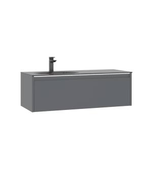 ARKA-O 3001174 Lisbon 43.30 In Vanity Cabinet In Lacquer/Grey