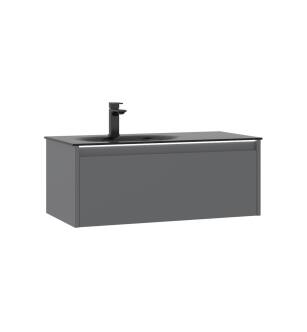 ARKA-O 3001163 Lisbon 35.43 In Vanity Cabinet In Lacquer/Grey