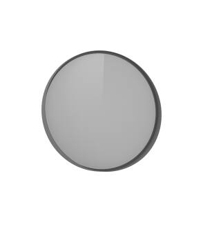 ARKA-O 3000073 Lisbon Round Mirror 29.51 In In Lacquer/Grey