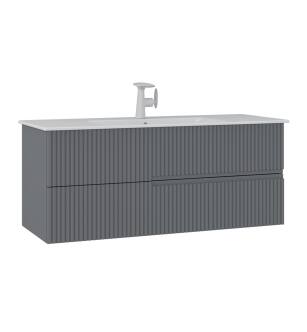 Arka 3001353 Moonlight 47.24 In Vanity Cabinet In Lacquer/Gray