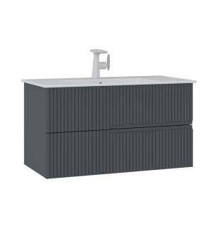 ARKA-O 3004936 Moonlight 35.43 In Vanity Cabinet In Lacquer/Anthracite
