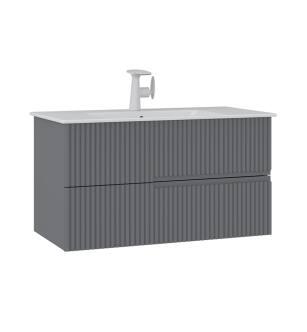 ARKA-O 3004935 Moonlight 35.43 In Vanity Cabinet In Lacquer/Gray