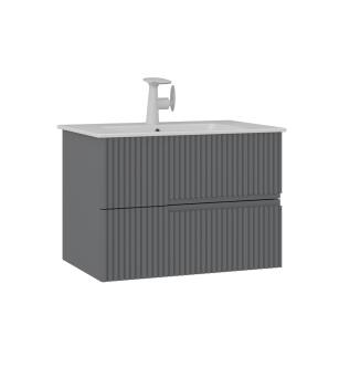 ARKA-O 3004929 Moonlight 27.55 In Vanity Cabinet In Lacquer/Gray