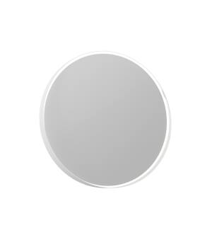 ARKA-O 3001331 Moonlight 29.52 In Round Mirror In Lacquer/White