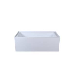 ARKA-E BT201-R3060GW Bath Tub in Glossy White/Chrome