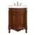 Arka VF-1007-VW Bathroom Vanity in Teak/Antique Bronze