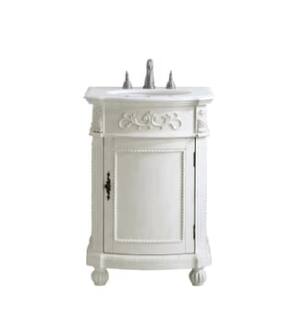 ARKA-E VF-1010-VW Bathroom Vanity in Antique White/Antique Bronze