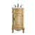 Arka VF10119AB-VW Bathroom Vanity in Antique Beige/Antique Bronze