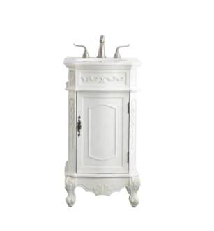 ARKA-E VF10119AW-VW Bathroom Vanity in Antique White/Antique Bronze