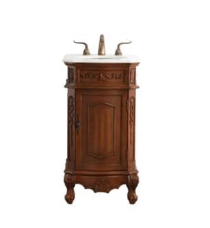 ARKA-E VF10119TK-VW Bathroom Vanity in Teak/Antique Bronze