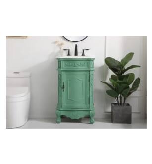 ARKA-E VF10121VM-VW Bathroom Vanity in Vintage Mint/Antique Bronze