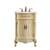 Arka VF10124LT-VW Bathroom Vanity in Light Antique Beige/Antique Bronze