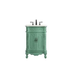 ARKA-E VF10124VM Bathroom Vanity in Vintage Mint/Antique Bronze