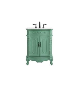 ARKA-E VF10127VM-VW Bathroom Vanity in Vintage Mint/Antique Bronze