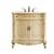 Arka VF10136LT-VW Bathroom Vanity in Light Antique Beige/Antique Bronze