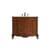 Arka VF10142TK Bathroom Vanity in Teak/Antique Bronze