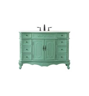 ARKA-E VF10148VM-VW Bathroom Vanity in Vintage Mint/Antique Bronze
