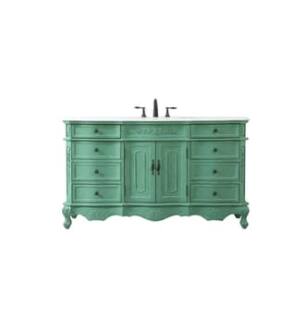 ARKA-E VF10160VM-VW Bathroom Vanity in Vintage Mint/Antique Bronze