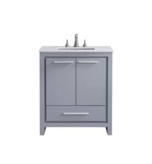 ARKA-E VF-1028 Bathroom Vanity in Grey/Silver
