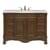 Arka VF-1034 Bathroom Vanity in Teak/Antique Metal