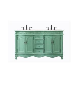 ARKA-E VF-1049VM Bathroom Vanity in Vintage Mint/Antique Bronze