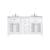 Arka VF-1042 Bathroom Vanity in White/Silver