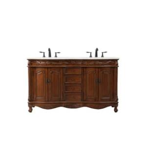 ARKA-E VF-1049TK-VW Bathroom Vanity in Teak/Antique Bronze