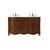 Arka VF-1049TK-VW Bathroom Vanity in Teak/Antique Bronze