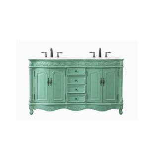 ARKA-E VF-1049VM-VW Bathroom Vanity in Vintage Mint/Antique Bronze