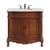 Arka VF10536BR-VW Bathroom Vanity in Teak/Antique Bronze