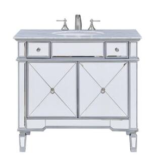 ARKA-E VF-1101 Bathroom Vanity in Brushed Steel