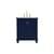 Arka VF12330BL Bathroom Vanity in Blue/Gold