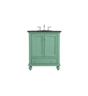 ARKA-E VF12330VM Bathroom Vanity in Vintage Mint/Brushed Nickel