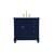 Arka VF12336BL Bathroom Vanity in Blue/Gold