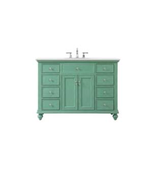 ARKA-E VF12348VM-VW Bathroom Vanity in Vintage Mint/Brushed Nickel