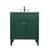 Arka VF12530GN Bathroom Vanity in Green/Brushed Steel