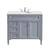 Arka VF12540GR Bathroom Vanity in Grey/Chrome