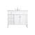 Arka VF12540WH Bathroom Vanity in White/Chrome