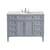 Arka VF12548GR Bathroom Vanity in Grey/Chrome