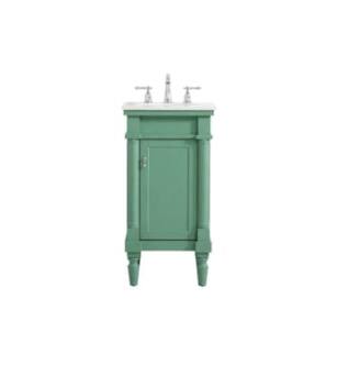 ARKA-E VF13018VM Bathroom Vanity in Vintage Mint/Brushed Nickel
